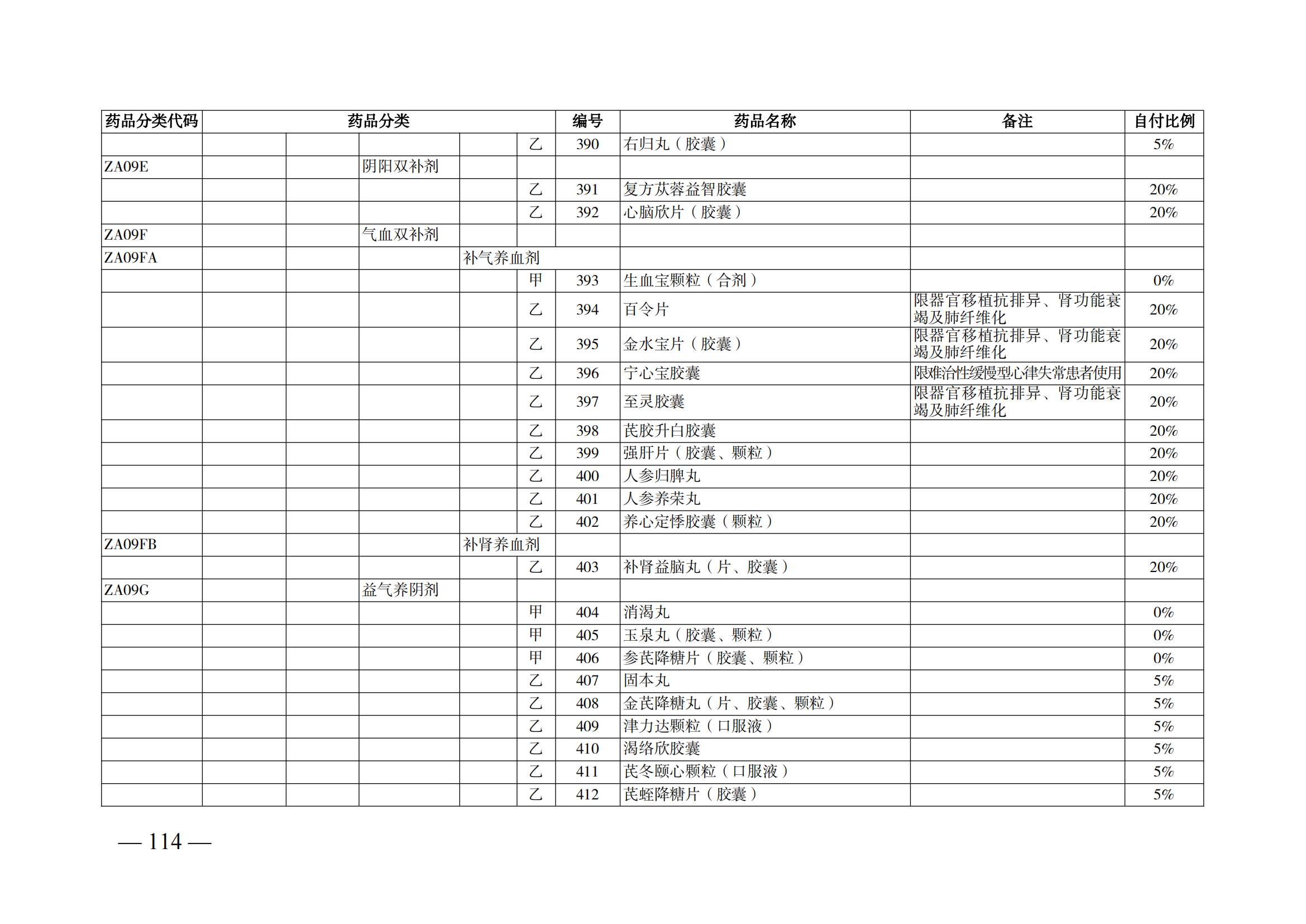 （湘医保发〔2023〕13号）《关于执行国家基本医疗保险、工伤保险和生育保险药品目录（2022年）的通知》(1)(1)_119.png